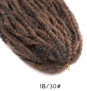 Mèche dreadlocks en fibre synthétique 18 pouces crochet