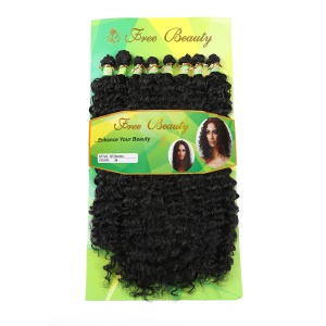 Paquet de Mèches frisés *8  en fibre synthétique