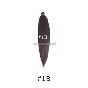 Extension de cheveux pré-étirée en fibre haute température 24 pouces cheveux doux et lisses pour tressage