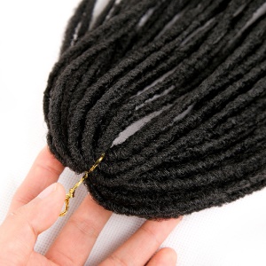 Mèches pour femme cheveux noir 18 pouces