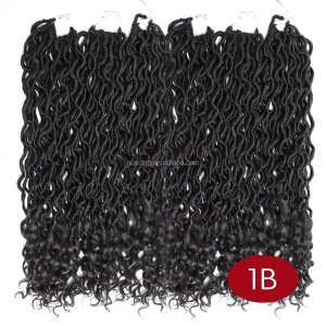 Tresse de 18 pouces en fibre synthétique  basse température