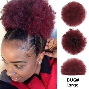 Chignon synthétique bouclé de haute qualité