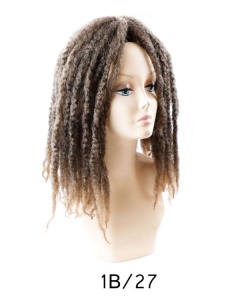 Mèche dreadlocks en fibre synthétique 18 pouces crochet