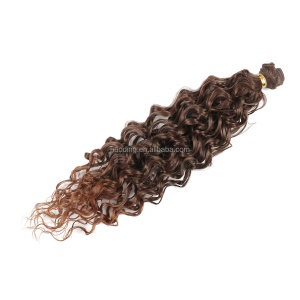 16 pouces extension de cheveux en fibres synthétiques cheveux frisés lot de 6pcs