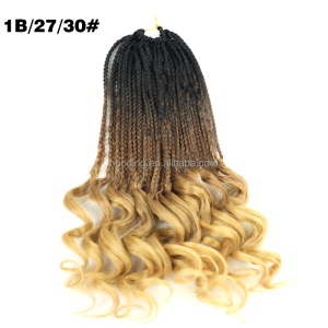 Cheveux  synthétiques tressés 18 pouces 22 tresses
