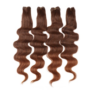 Extension de cheveux en fibres synthétique de 20 pouces lot de 4PCS Body Wave