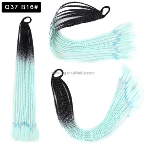 Tresse de 22 pouces en fibre  à haute résistance à la chaleur