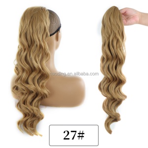 Mèches en fibre synthétique cheveux long ondulé 24 pouces