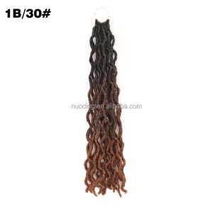 Cheveux  synthétique faux locs de 18 pouces