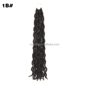 Cheveux  synthétique faux locs de 18 pouces