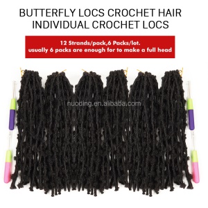 Tresses pour femmes de 12pouces  aux cheveux bouclé  en fibre synthétique à basse température