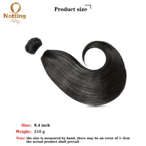 Mèche de cheveux synthétiques ondulés ensemble de 6 pièces 8 pouces