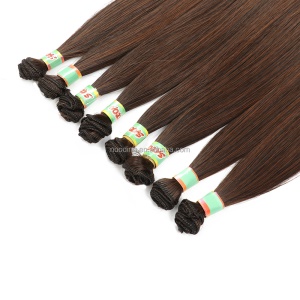 Perruque de 28 pouces aux cheveux raides en fibre synthétiques pour femmes
