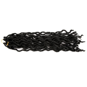 Extensions de cheveux faux locs synthétique 18 pouces