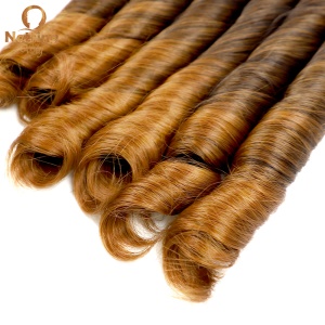 Set de mèches de cheveux  6 pièces  de 16 pouces cheveux ondulés
