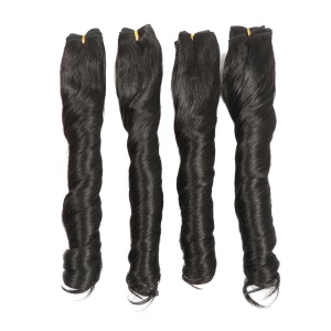 Mèches *4 en fibre  synthétique aux cheveux bouclés 16 pouces