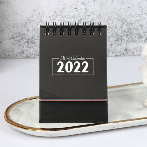 Mini calendrier de bureau en anglais 2021-2022