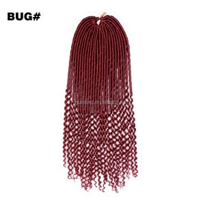 Extension de cheveux 20 pouces en fibre de basse température