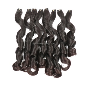 Mèches de 22 pouces aux cheveux ondulée en fibre synthétiques
