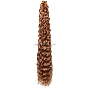 Extension de cheveux 30 pouces cheveux ondulé en fibre à haute température Deep Wave