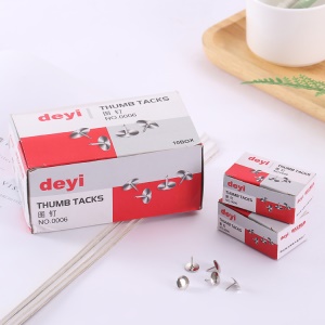 Punaise à tête plate en métal lot de 80pcs/boîte