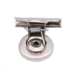 Clip aimant rond acier inoxydable métal
