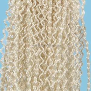 Extension capillaire tressé ondulée pour femme en fibre synthétique