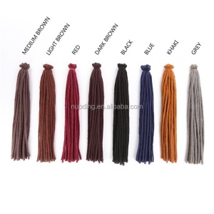 Dreadllock en fibre synthétique extensions de cheveux crochet en gros