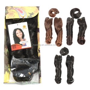 Extension de cheveux ondulé en gros volum cheveux longs 14 pouces