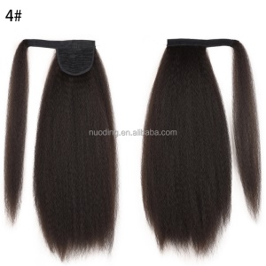 Extension de cheveux en fibre synthétique cheveux raides avec colle magique 22 pouces