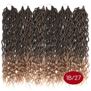 Tresse de 18 pouces en fibre synthétique  basse température