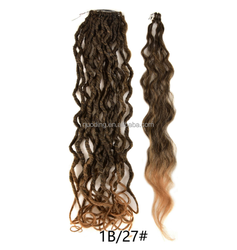 Extension de cheveux 20 pouces fibre de haute température cheveux long et ondulé