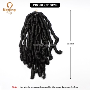 Extensions de cheveux en fibre chimique perruque tressée bouclée
