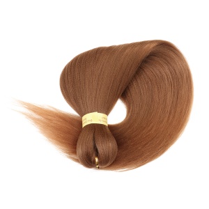 Extension de cheveux marron doux synthétique pour tressage 26 pouces