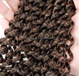 Mèche de 18 pouces aux cheveux torsade en fibre synthétique   basse température