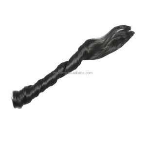 Extensions capillaires synthétiques  noirs12-28 pouces