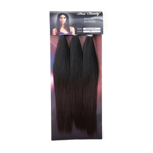 Perruque extensions de cheveux en fibre chimique résistant aux hautes températures cheveux raides