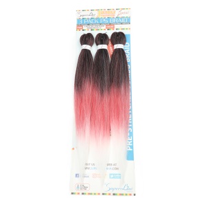 Extension de cheveux en fibre de haute température lot de 3 pièces 26 pouces