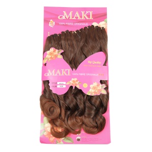 Mèches de 22 pouces aux cheveux ondulée en fibre synthétiques