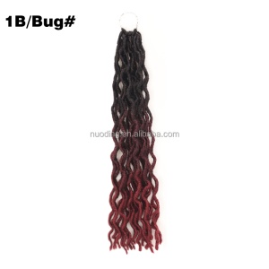 Cheveux  synthétique faux locs de 18 pouces