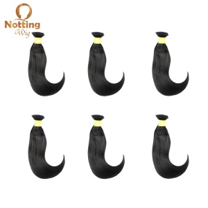 Perruque aux cheveux  synthétiques 8 pouces 100% fibre résistante à la chaleur