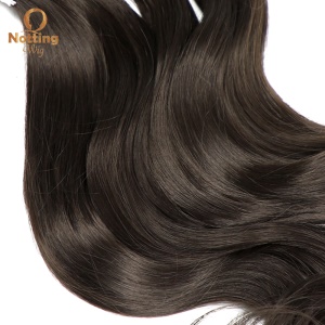 Extension de cheveux noir ondulé  22 pouces fibre de haute température