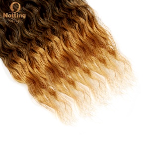 Mèches de  cheveux synthétiques 100% fibre résistante à la chaleur pour cheveux bouclés
