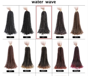 Mèche de 18 pouces aux cheveux torsade en fibre synthétique   basse température