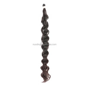 Extension de cheveux en fibre haute température cheveux bouclé