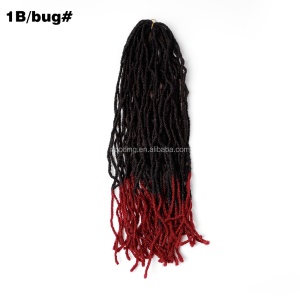 Mèche tresse en fibre de basse température 18 pouces cheveux crochet
