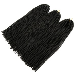 Mèches pour femme cheveux noir 18 pouces