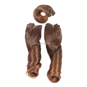 Extension de cheveux ondulé en gros volum cheveux longs 14 pouces
