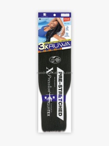 Extension de cheveux pré-étirée en fibre haute température 24 pouces cheveux doux et lisses pour tressage