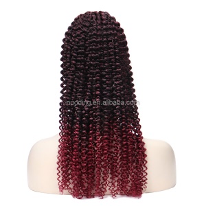 Extensions capillaires synthétiques bouclée ondulée en fibre résistant à la chaleur